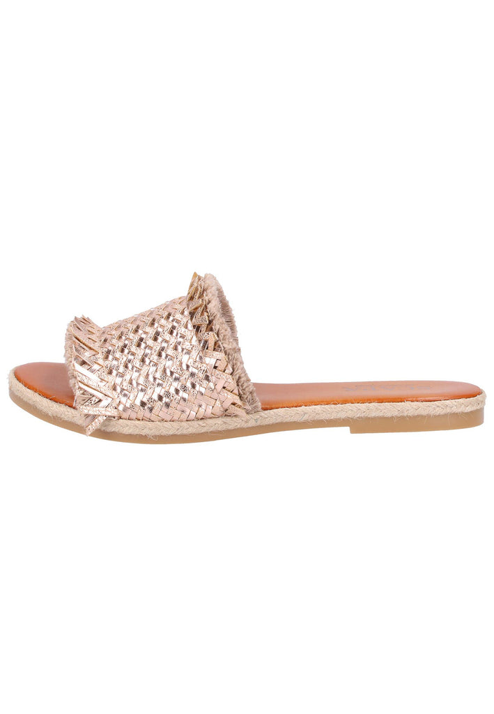 Scapa Pantoletten Lederimitat Nude - surf4shoes