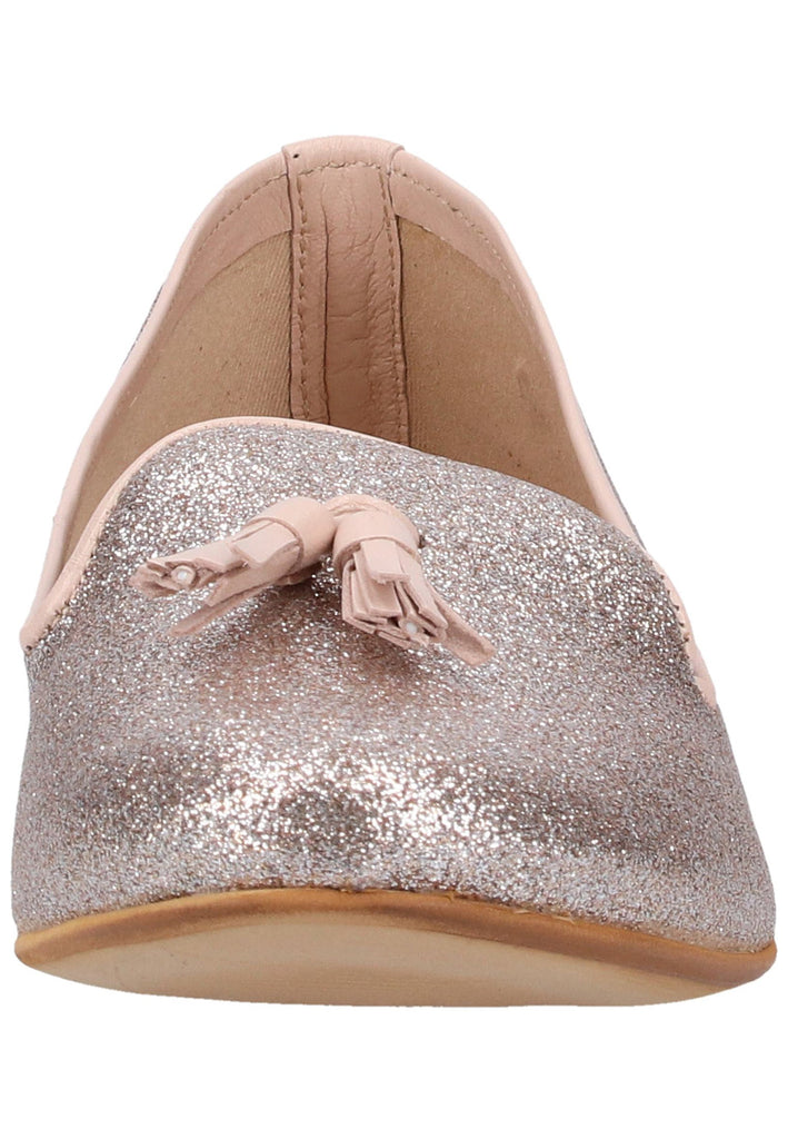 Scapa Ballerinas Lederimitat Champagne - surf4shoes