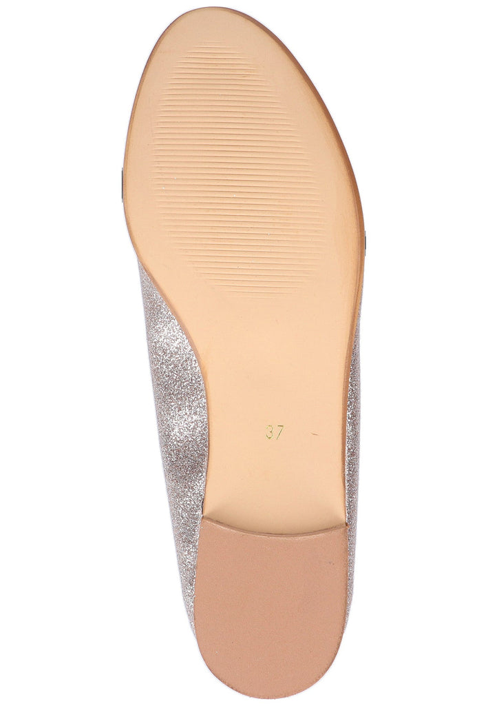Scapa Ballerinas Lederimitat Champagne - surf4shoes