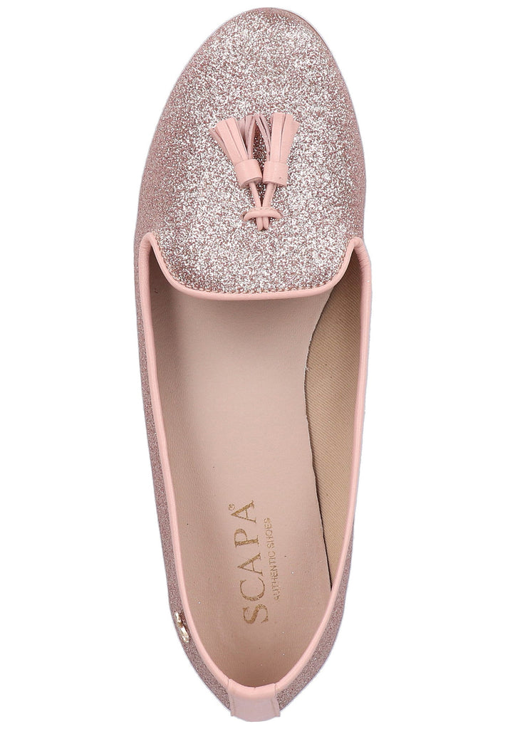 Scapa Ballerinas Lederimitat Rosa - surf4shoes
