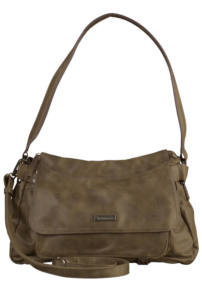 Tamaris Taschen Lederimitat Khaki - surf4shoes