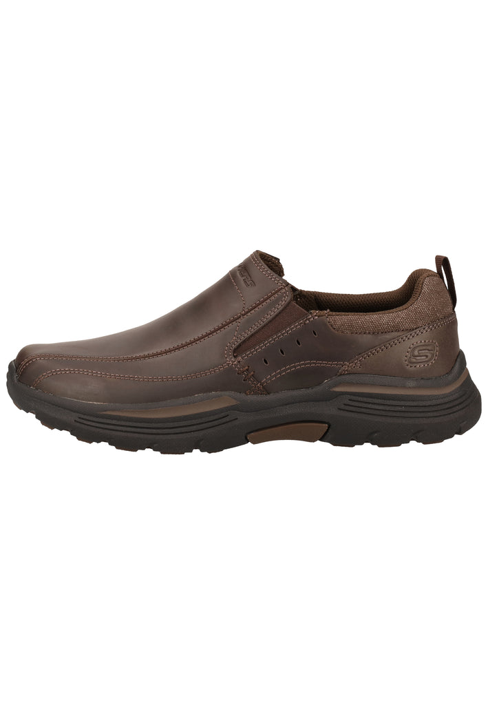 Skechers Slipper Leder Braun - surf4shoes