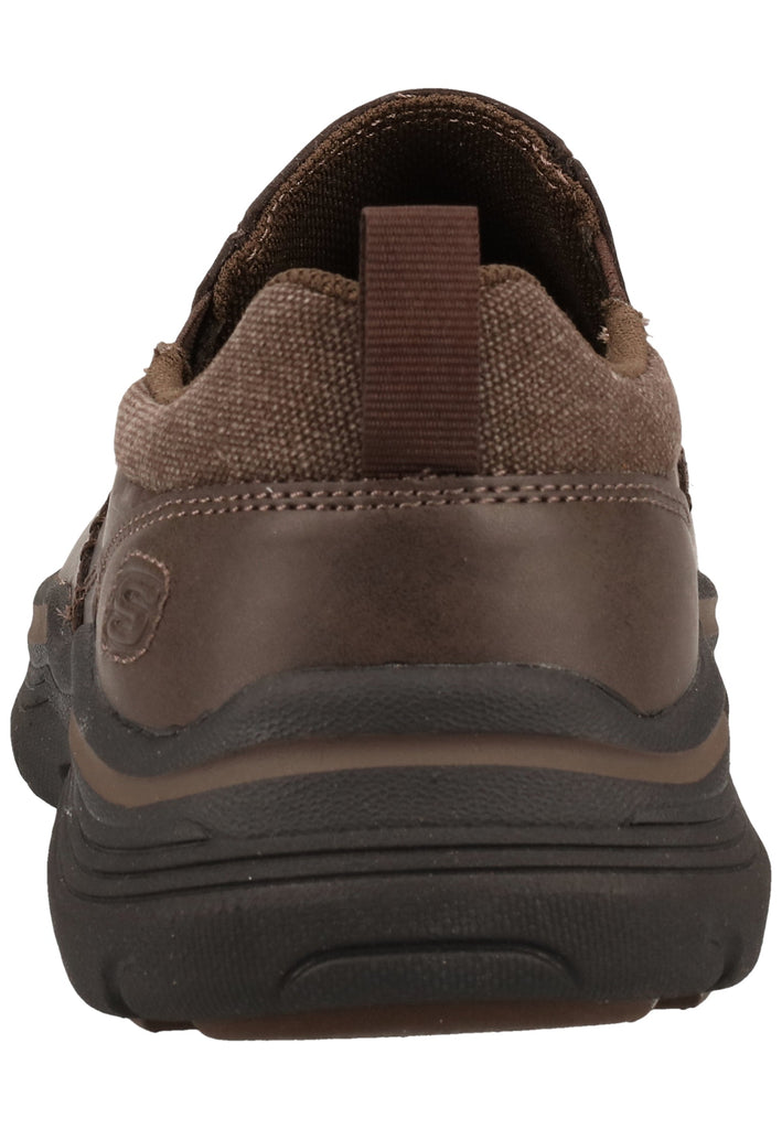 Skechers Slipper Leder Braun - surf4shoes
