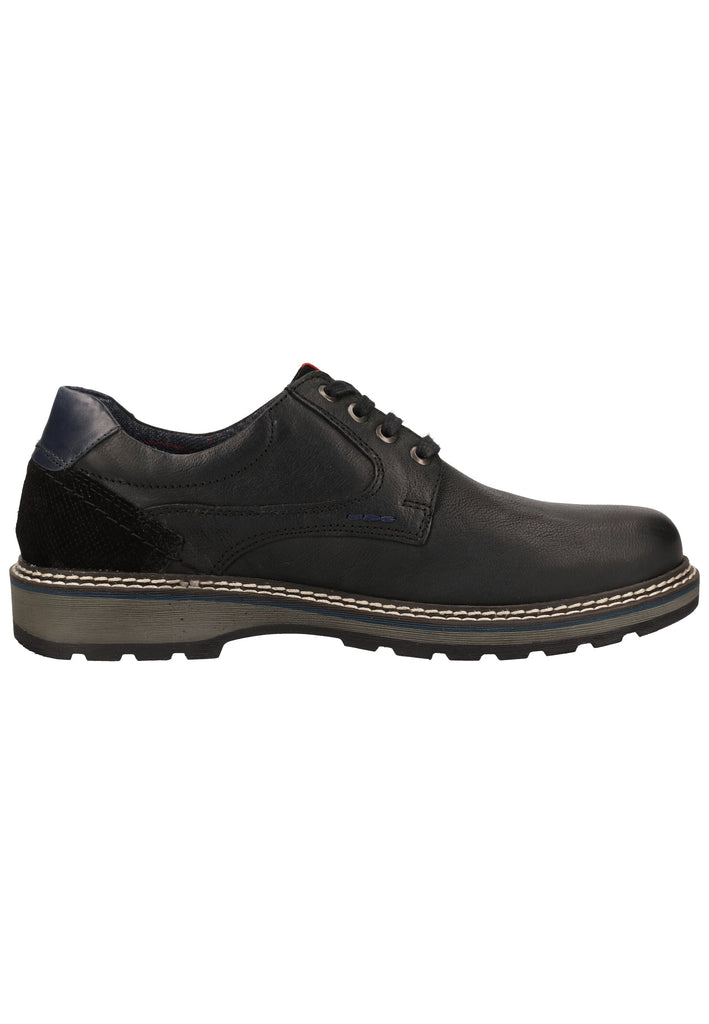 s.Oliver Halbschuhe Leder Schwarz - surf4shoes