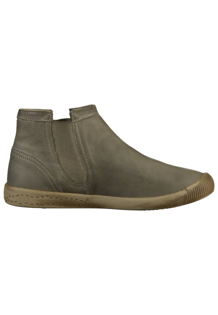 softinos Stiefelette Leder Oliv - surf4shoes