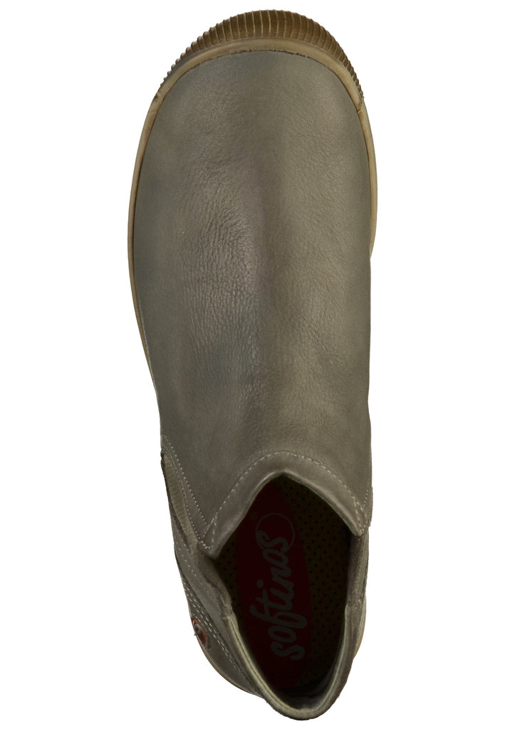 softinos Stiefelette Leder Oliv - surf4shoes