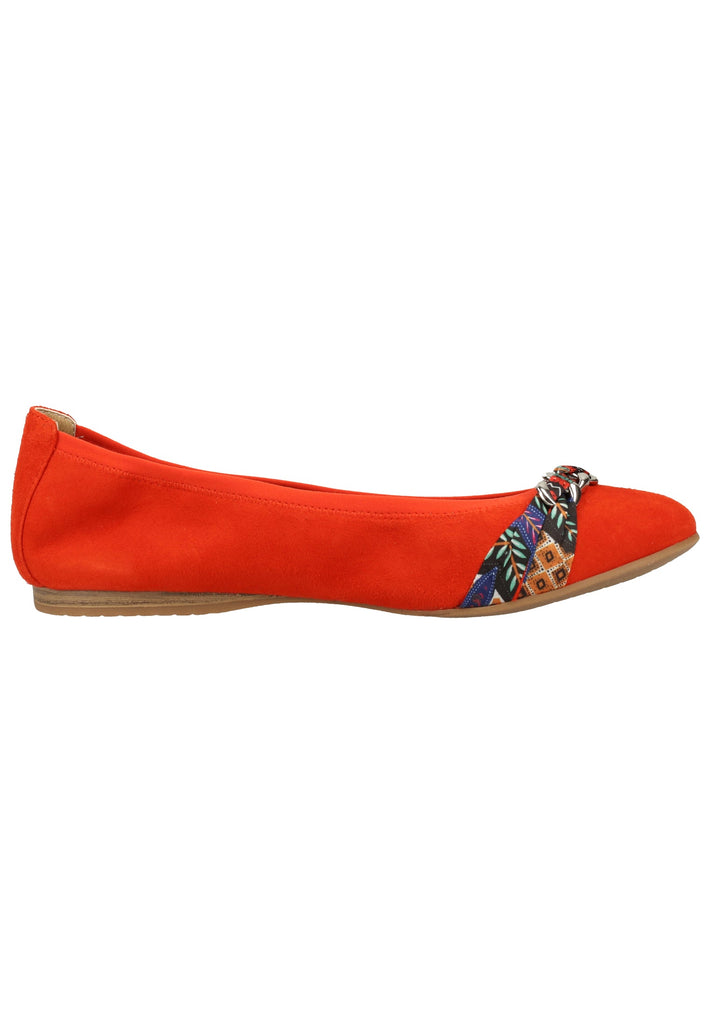 Tamaris Ballerinas Veloursleder Rot - surf4shoes