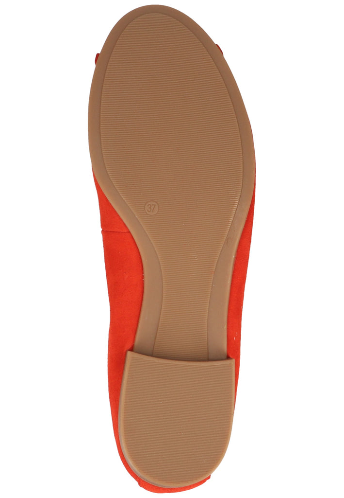 Tamaris Ballerinas Veloursleder Rot - surf4shoes