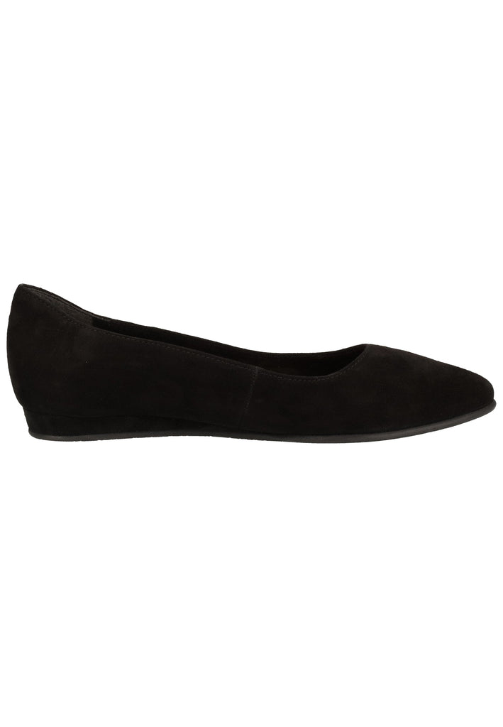 Tamaris Ballerinas Veloursleder Schwarz - surf4shoes