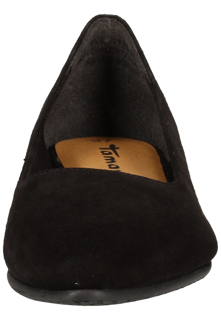 Tamaris Ballerinas Veloursleder Schwarz - surf4shoes