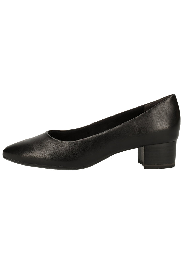 Tamaris Pumps Leder Schwarz - surf4shoes