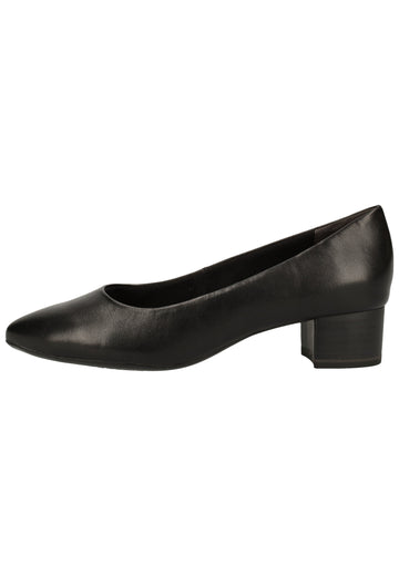 Tamaris Pumps Leder Schwarz - surf4shoes