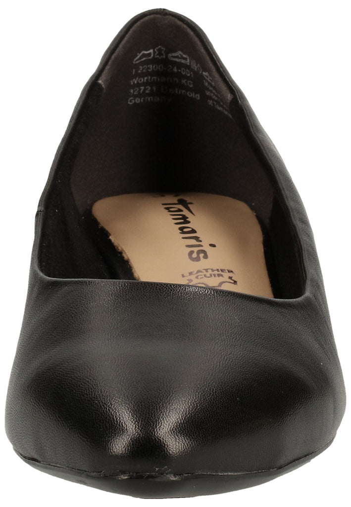 Tamaris Pumps Leder Schwarz - surf4shoes