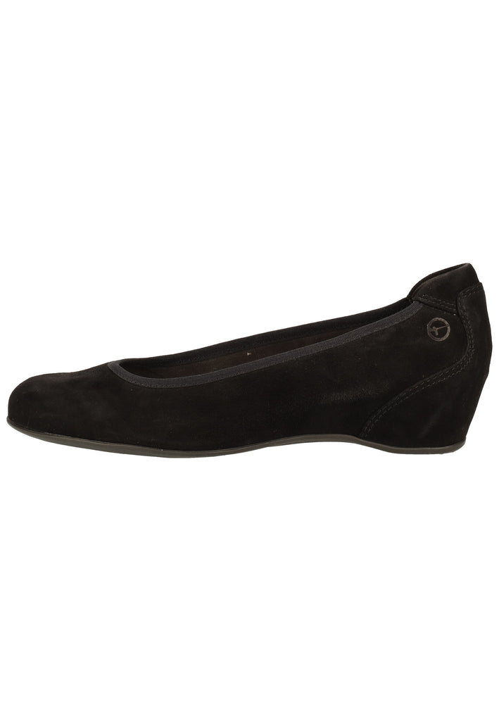 Tamaris Ballerinas Leder Schwarz - surf4shoes