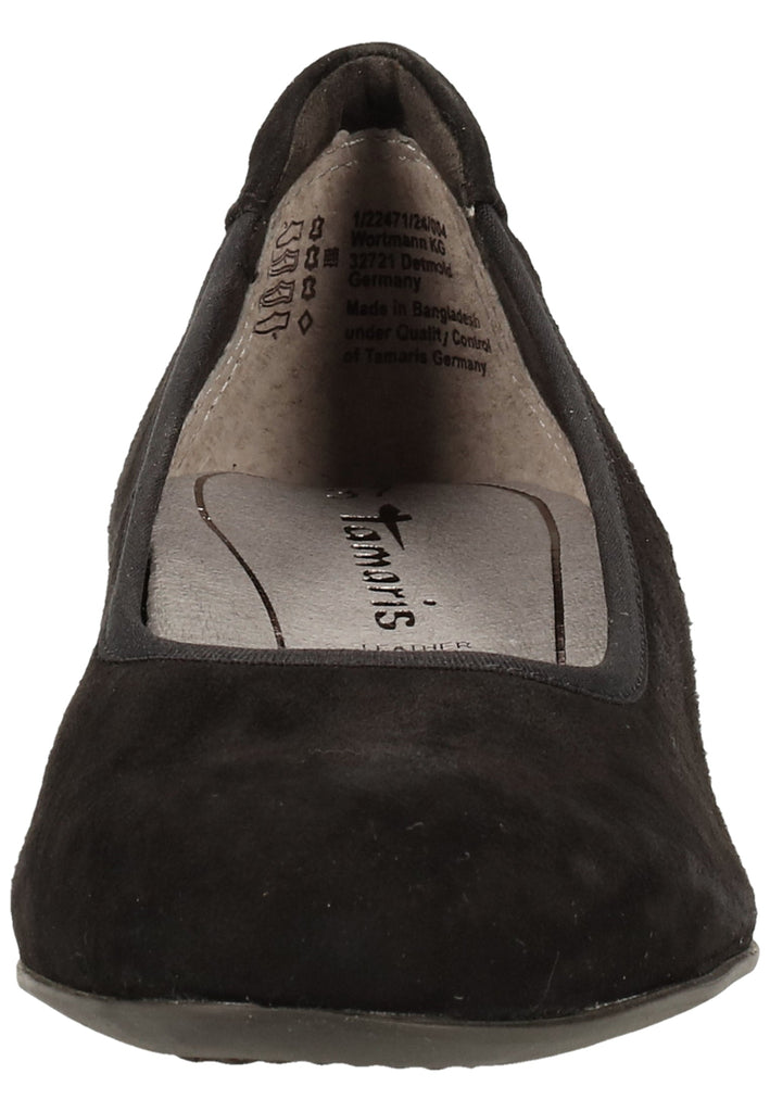 Tamaris Ballerinas Leder Schwarz - surf4shoes