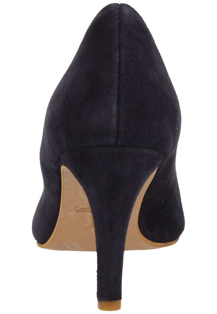 Tamaris Pumps Veloursleder Navy - surf4shoes