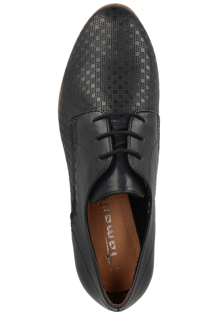Tamaris Halbschuhe Leder Navy - surf4shoes