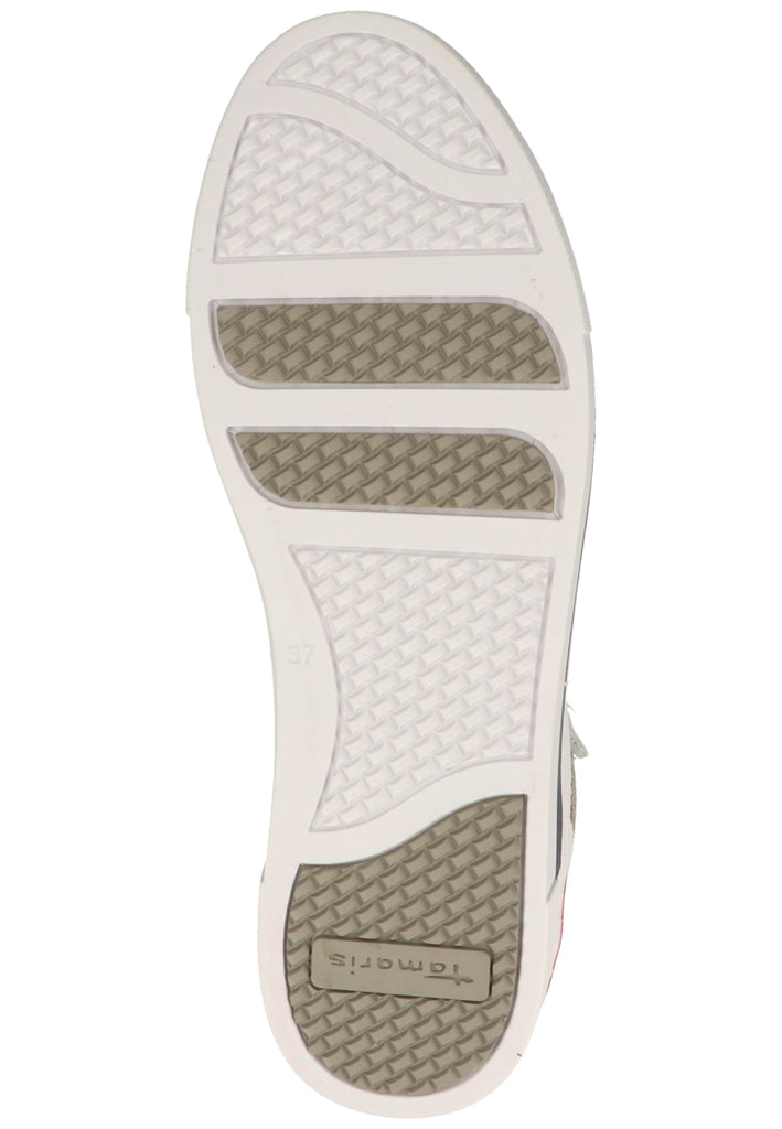 Tamaris Sneaker Leder/Synthetik Weiß - surf4shoes