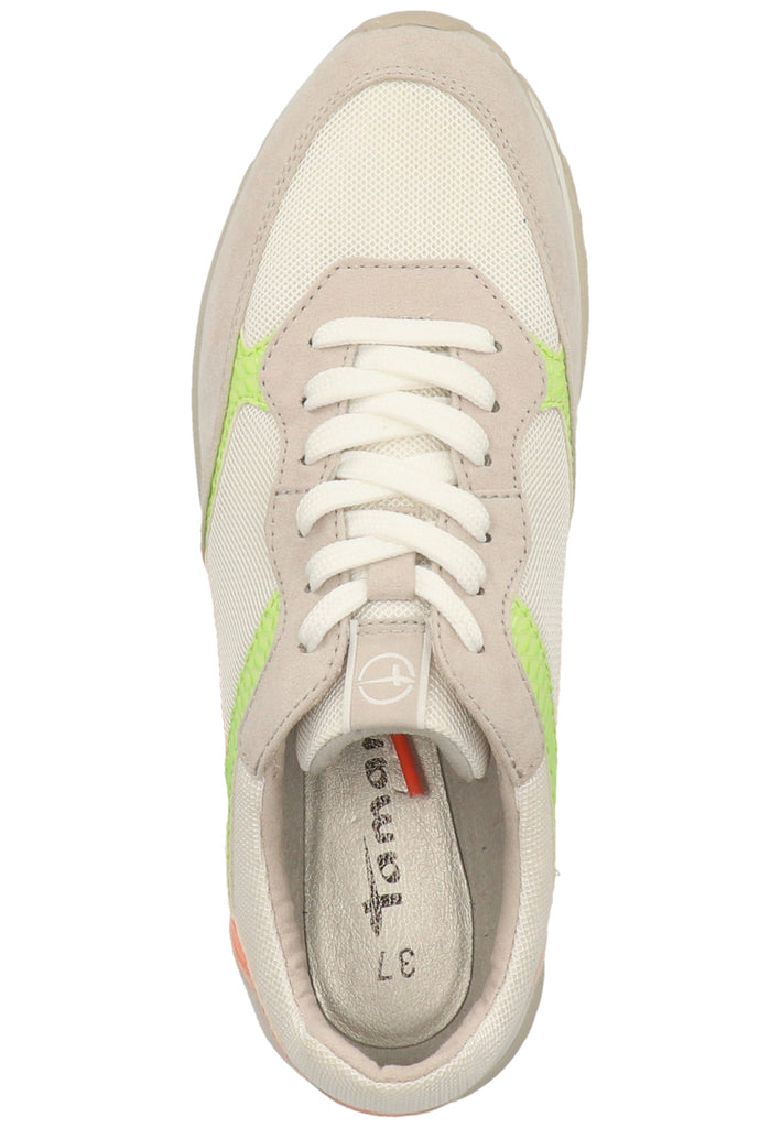 Tamaris Sneaker Lederimitat/Textil Ivory - surf4shoes