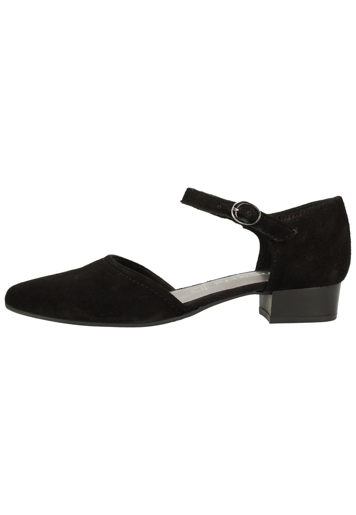 Tamaris Pumps Veloursleder Schwarz - surf4shoes