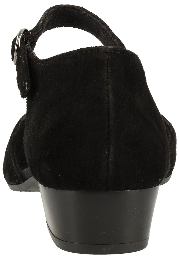 Tamaris Pumps Veloursleder Schwarz - surf4shoes