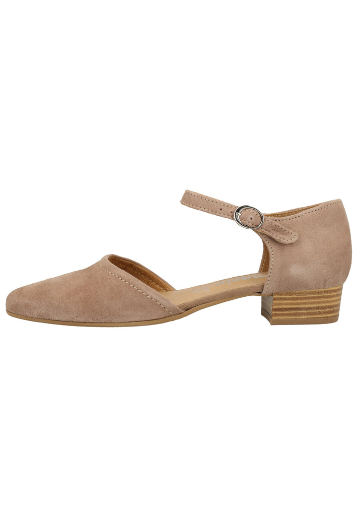 Tamaris Pumps Veloursleder Taupe - surf4shoes