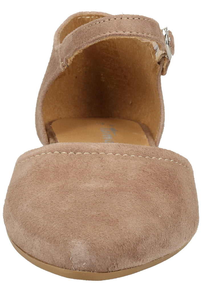 Tamaris Pumps Veloursleder Taupe - surf4shoes