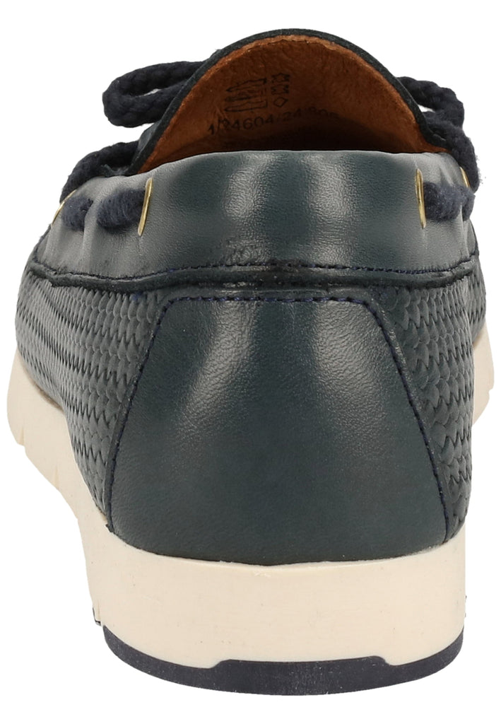 Tamaris Halbschuhe Leder Navy - surf4shoes