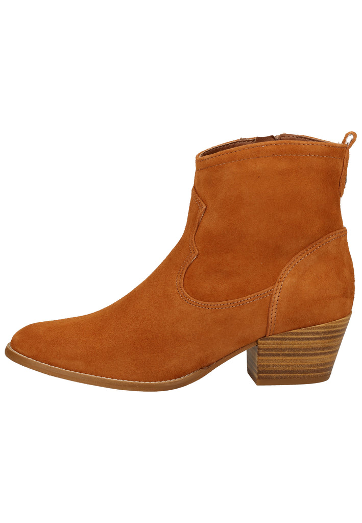 Tamaris Stiefelette Veloursleder Cuoio - surf4shoes