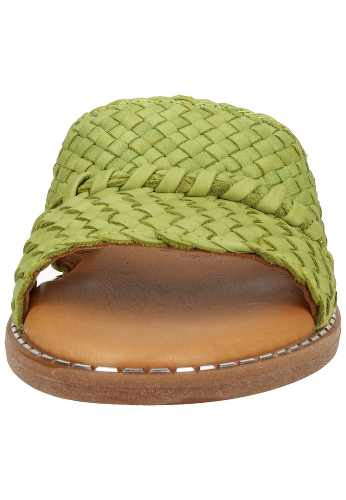 Tamaris Pantoletten Leder Pistachio - surf4shoes