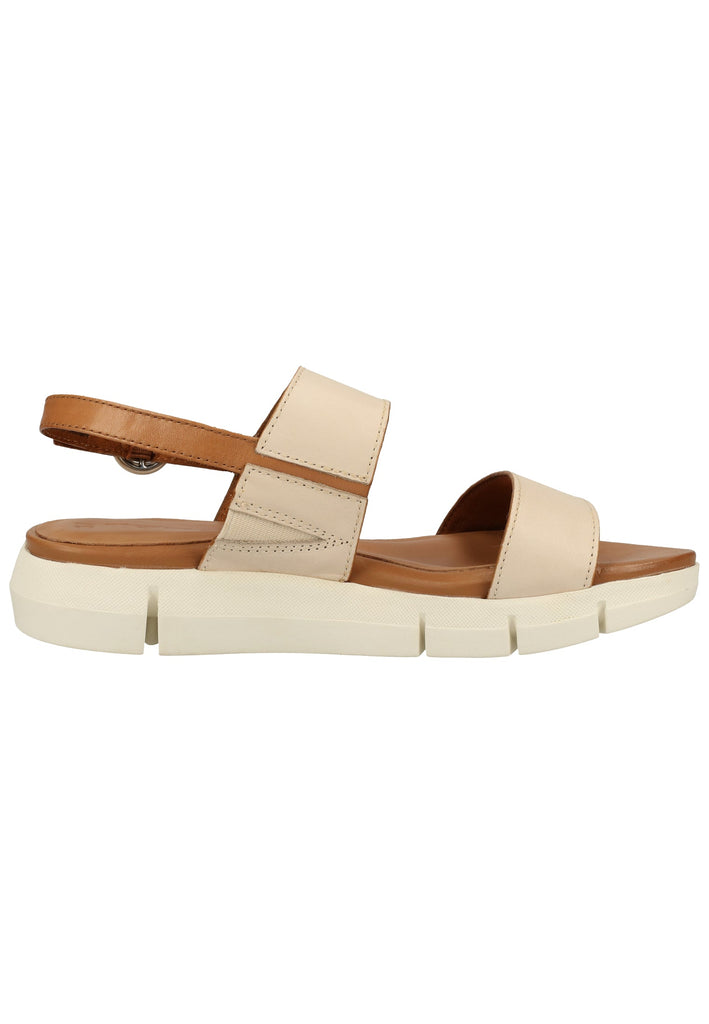Tamaris Sandalen Leder Cream - surf4shoes