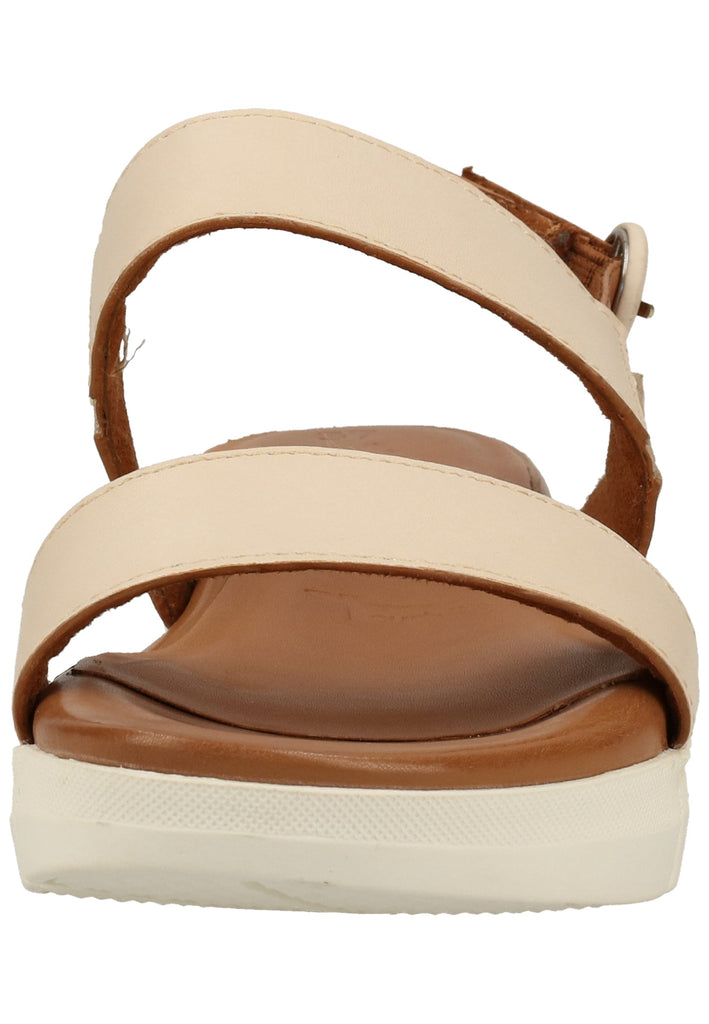 Tamaris Sandalen Leder Cream - surf4shoes