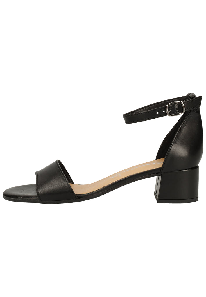 Tamaris Sandalen Leder Schwarz - surf4shoes