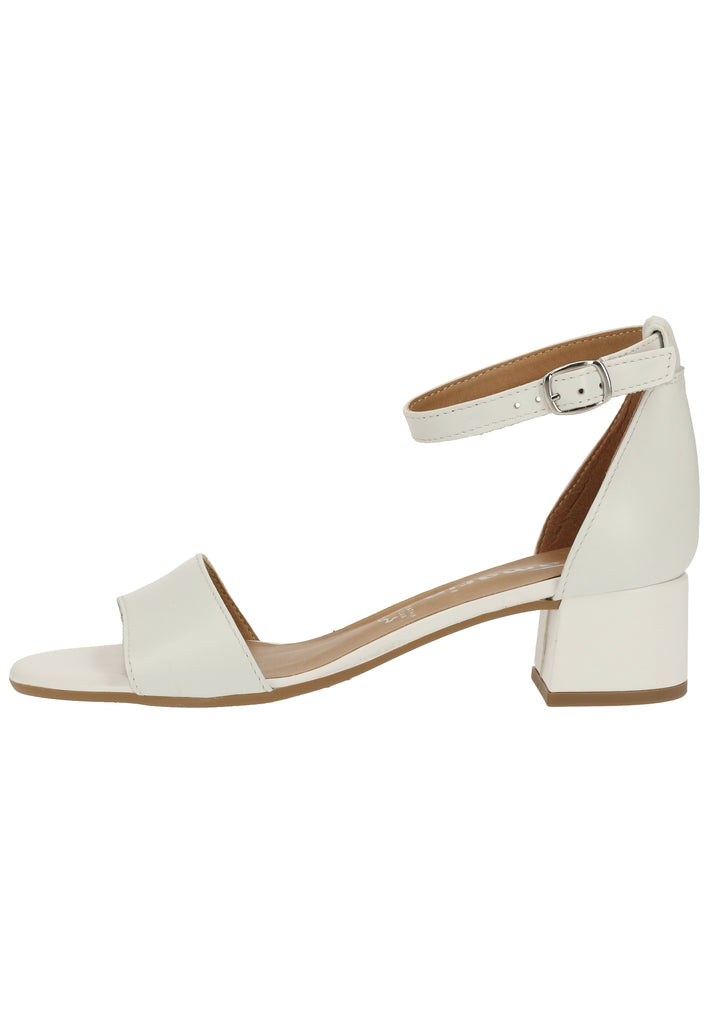 Tamaris Sandalen Leder Weiß - surf4shoes