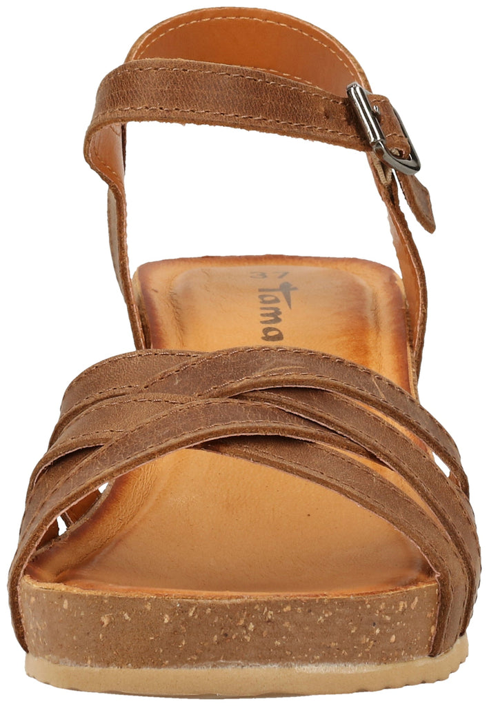 Tamaris Sandalen Leder Espresso - surf4shoes