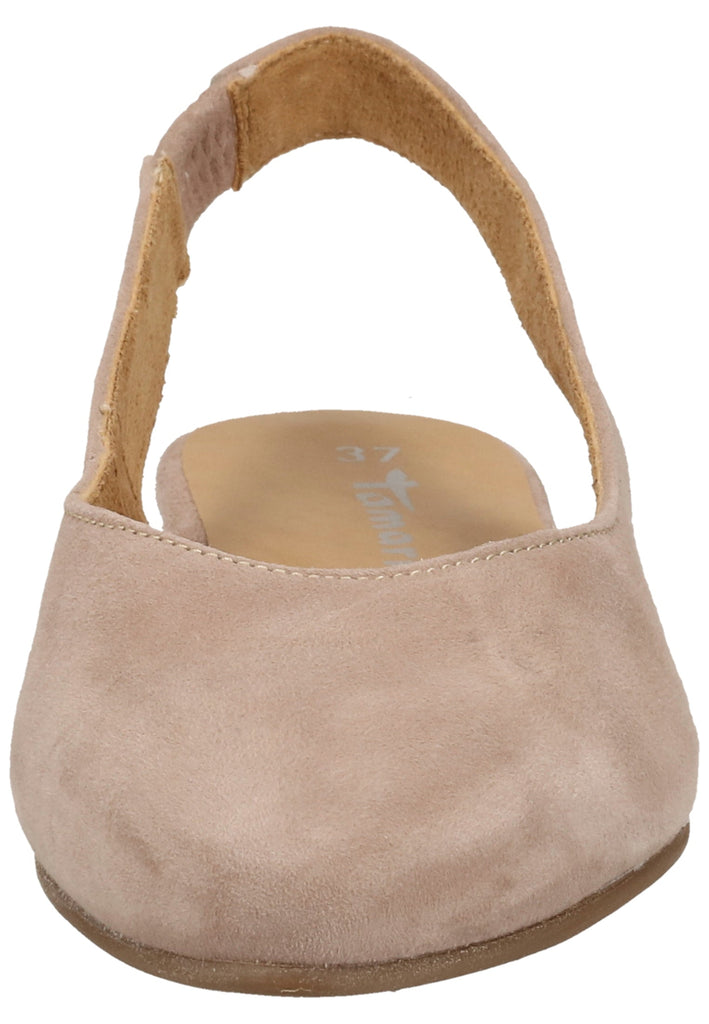 Tamaris Ballerinas Veloursleder Taupe - surf4shoes
