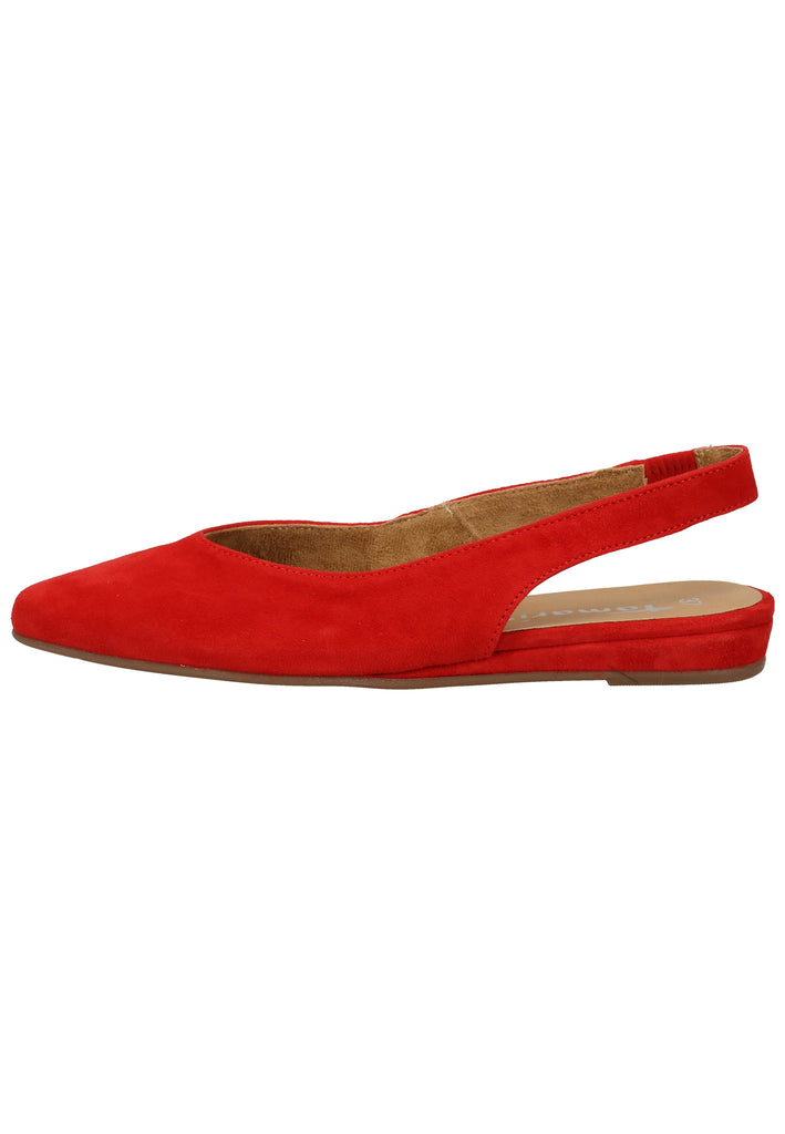 Tamaris Ballerinas Leder Rot - surf4shoes