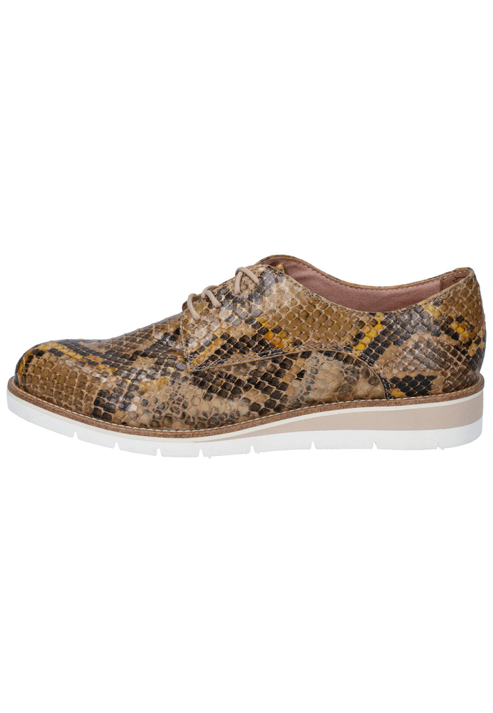 Tamaris Halbschuhe Lederimitat Taupe - surf4shoes