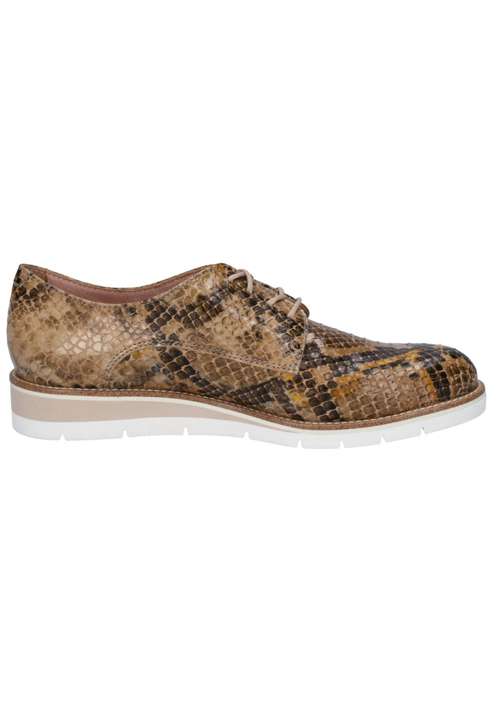 Tamaris Halbschuhe Lederimitat Taupe - surf4shoes