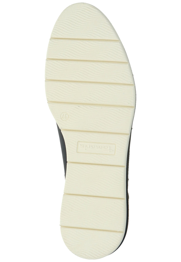 Tamaris Halbschuhe Leder Navy - surf4shoes