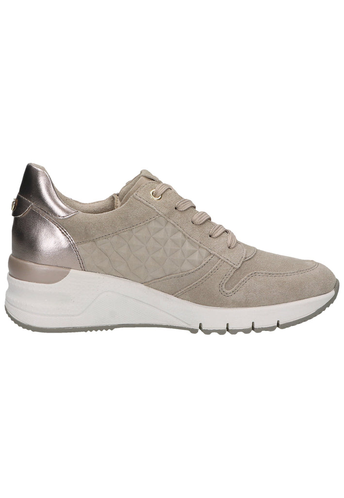 Tamaris Sneaker Leder/Textil Taupe - surf4shoes