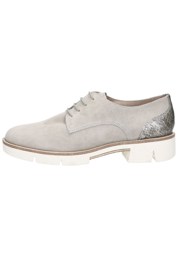 Tamaris Halbschuhe Leder/Synthetik Hellgrau - surf4shoes