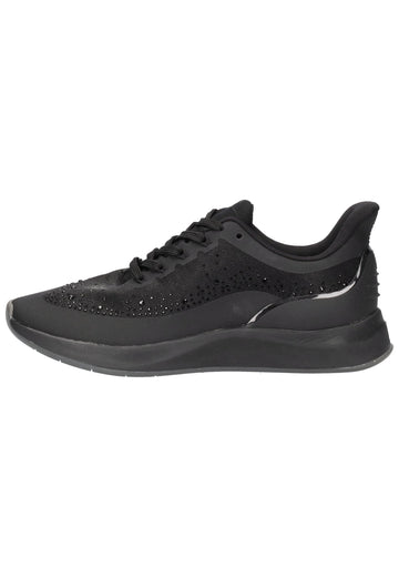 Tamaris Sneaker Lederimitat/Textil Schwarz - surf4shoes