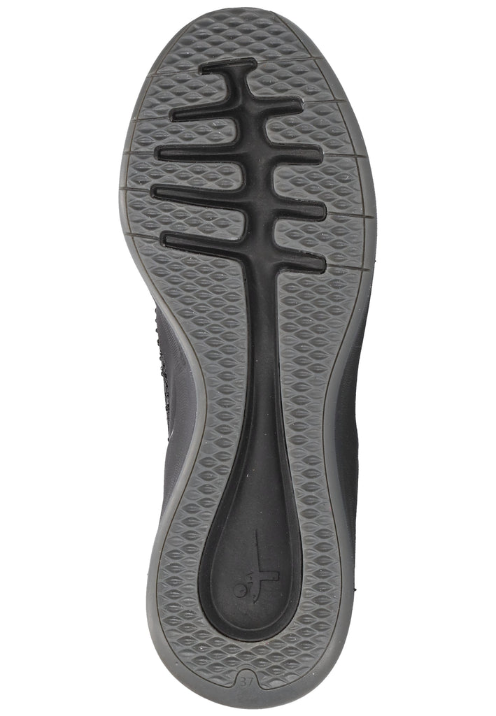 Tamaris Sneaker Lederimitat/Textil Schwarz - surf4shoes