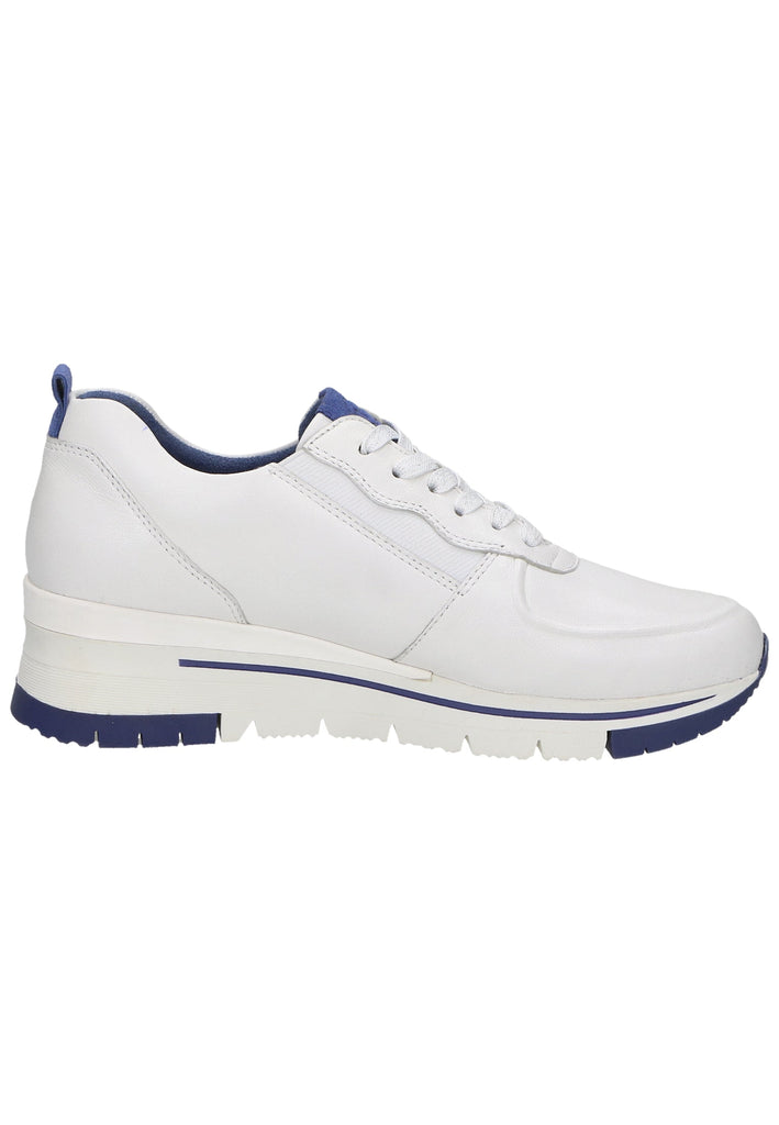 Tamaris Sneaker Leder Weiß/Blau - surf4shoes