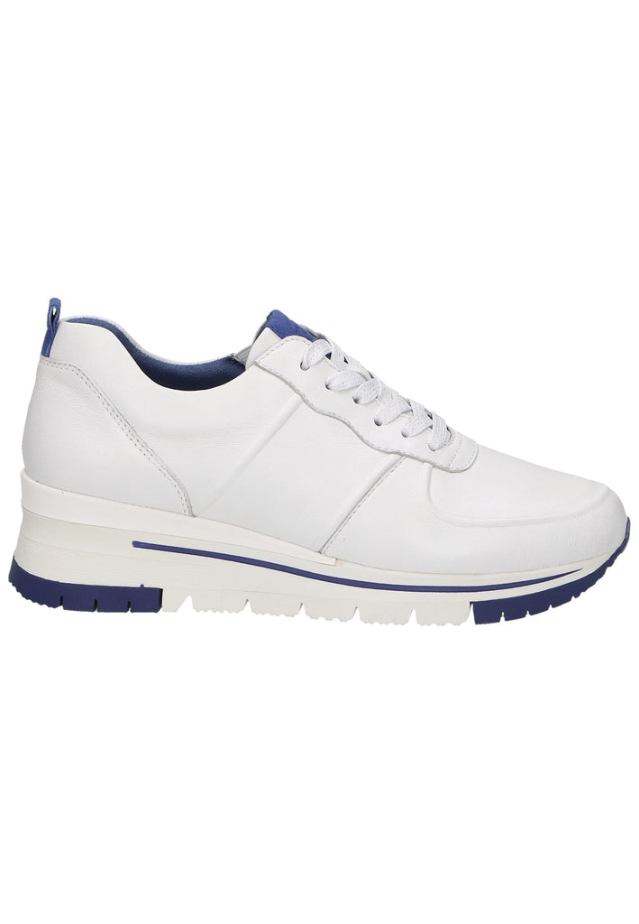 Tamaris Sneaker Leder Weiß/Blau - surf4shoes