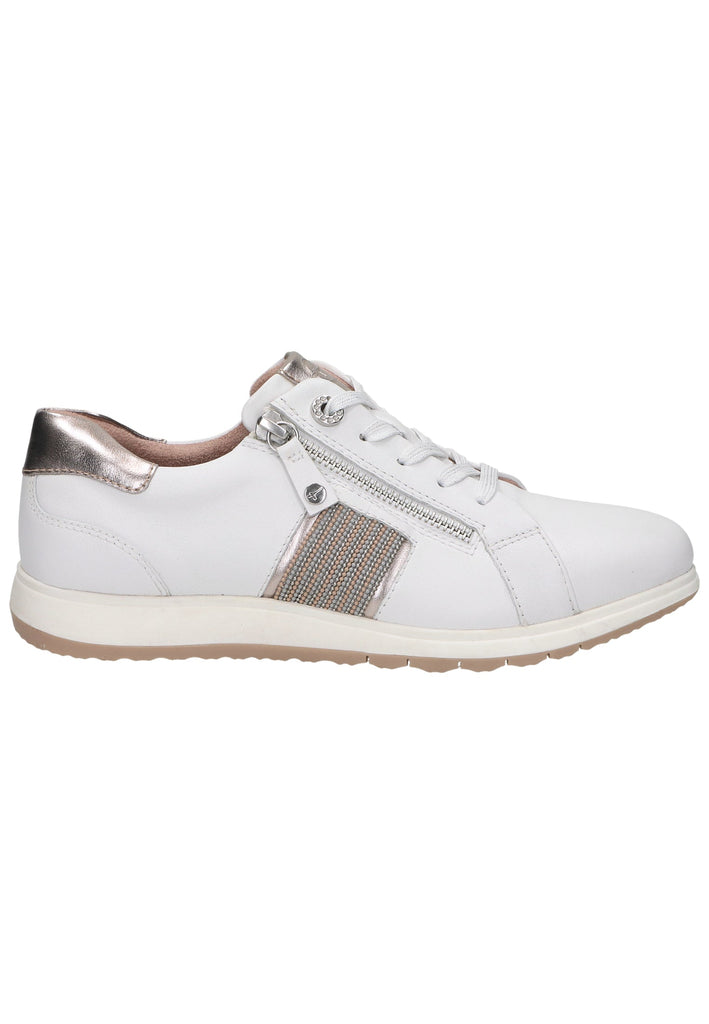 Tamaris Sneaker Leder/Synthetik Weiß - surf4shoes