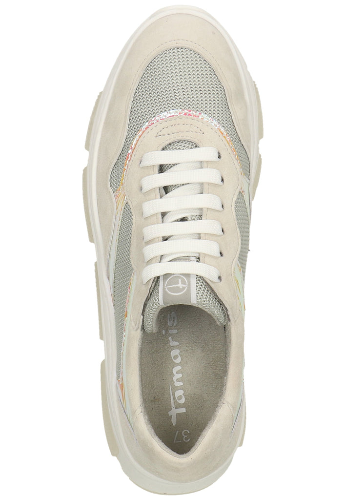 Tamaris Sneaker Leder/Textil Beige - surf4shoes