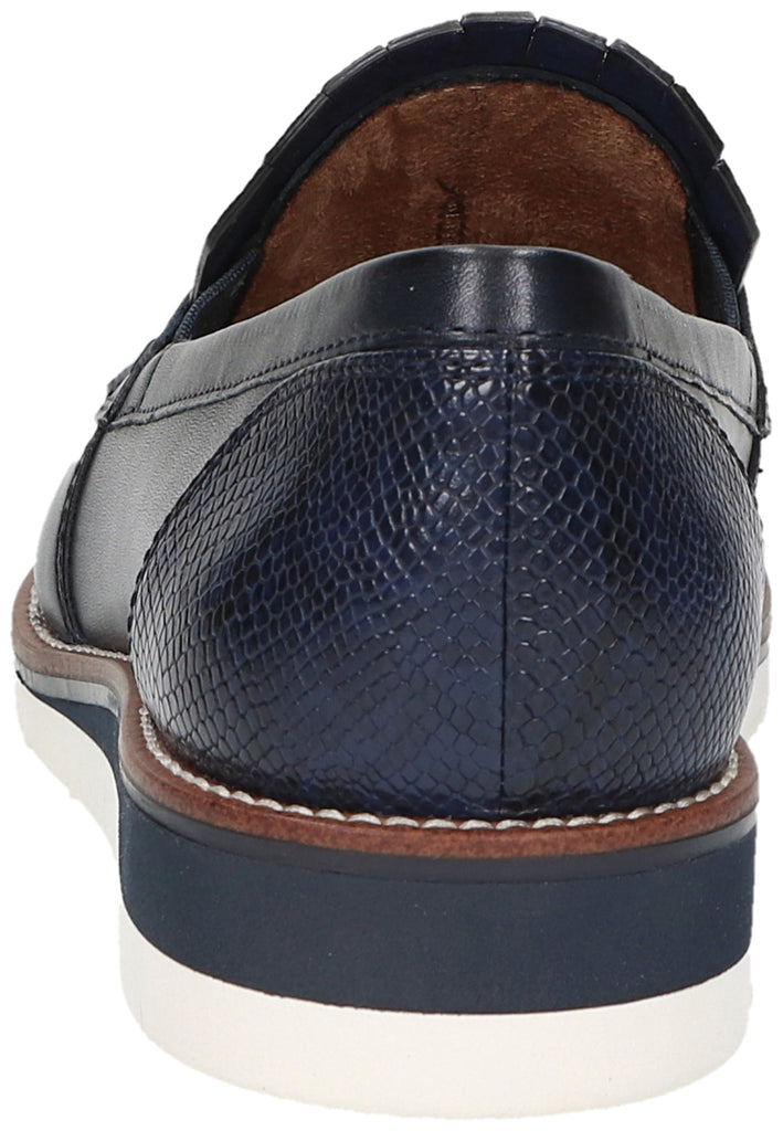 Tamaris Slipper Leder/Synthetik Navy - surf4shoes