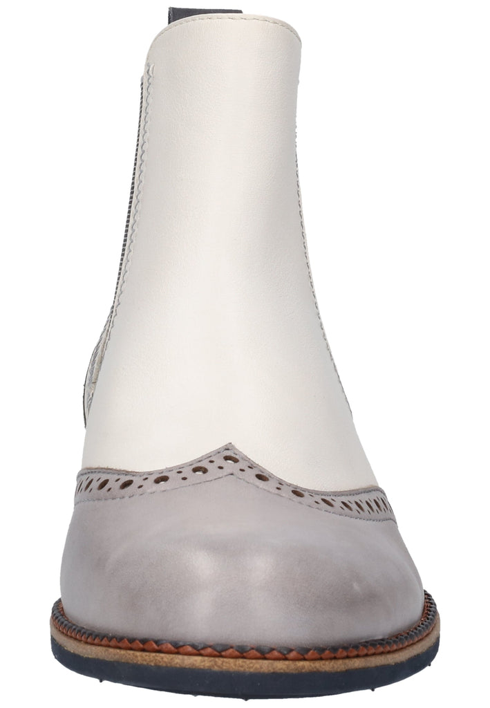 Tamaris Stiefelette Leder Weiß Kombi - surf4shoes